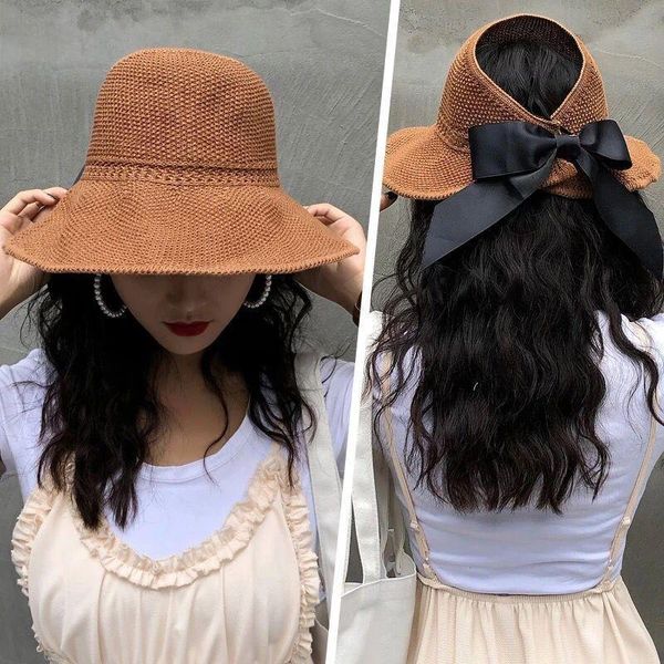 wide brim hats summer for women hat sombreros de playa bonnets designer sun protection, Blue;gray
wide brim hats summer for women hat sombreros de playa bonnets designer sun protection, Blue;gray