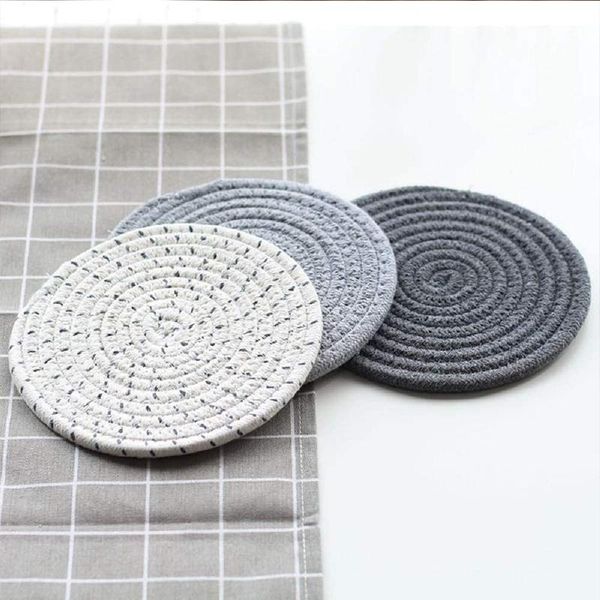 mats & pads 3pcs/set cotton linen knitting round placemat thickened non-slip insulation pad table mat kitchen decoration accessories
mats & pads 3pcs/set cotton linen knitting round placemat thickened non-slip insulation pad table mat kitchen decoration accessories