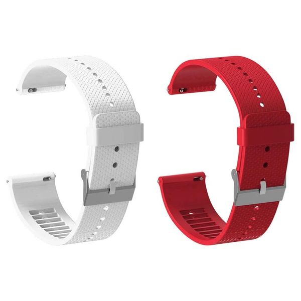 watch bands 2pcs 20mm silicone band bracelet strap for polar ignite smartwatch accessories - red & white, Black;brown
watch bands 2pcs 20mm silicone band bracelet strap for polar ignite smartwatch accessories - red & white, Black;brown