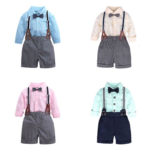 2021 new clothing sets gentleman style baby boys clothes set cotton long sleeve bow tie shirt suspenders shorts summer suit boaj, White
2021 new clothing sets gentleman style baby boys clothes set cotton long sleeve bow tie shirt suspenders shorts summer suit boaj, White