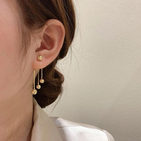 dangle & chandelier korea design fashion jewelry golden bead tassel earrings elegant women girls everyday all-match, Silver
dangle & chandelier korea design fashion jewelry golden bead tassel earrings elegant women girls everyday all-match, Silver