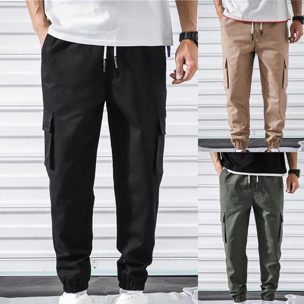 men's pants fashion men's loose plus size sports harlem nine casual cargo solid color harajuku streetwear trousers, Black
men's pants fashion men's loose plus size sports harlem nine casual cargo solid color harajuku streetwear trousers, Black