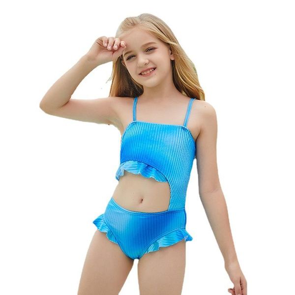 one-piece suits the children's cute tie dye single shoulder waist bikini with lotus edge for girls
one-piece suits the children's cute tie dye single shoulder waist bikini with lotus edge for girls