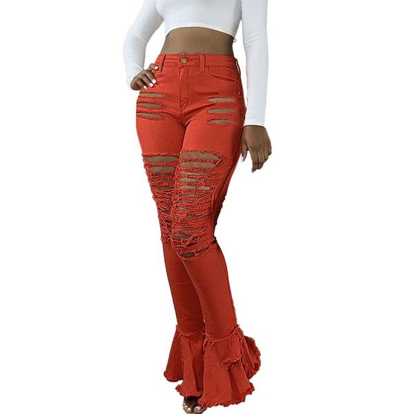 vintage women trousers fashion jeans high waist jeans fringed hole classic multicolor denim flare pants orange skinny jeans#lr3, Black;white
vintage women trousers fashion jeans high waist jeans fringed hole classic multicolor denim flare pants orange skinny jeans#lr3, Black;white