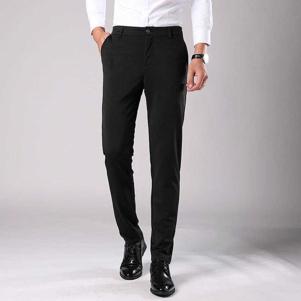 men's pants spring autumn fashion business casual suit male elastic straight formal trousers plus size 28-38 n849, Black
men's pants spring autumn fashion business casual suit male elastic straight formal trousers plus size 28-38 n849, Black