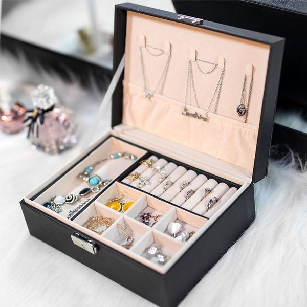 40# fashion jewelry box p u leather jewelry box storage earrings bracelet necklace ring display case makeup organizers
40# fashion jewelry box p u leather jewelry box storage earrings bracelet necklace ring display case makeup organizers
