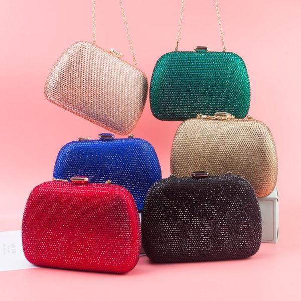 evening bags women's crystal bag retro beaded clutch wedding party diamond long chain rhinestone small shoulder
evening bags women's crystal bag retro beaded clutch wedding party diamond long chain rhinestone small shoulder