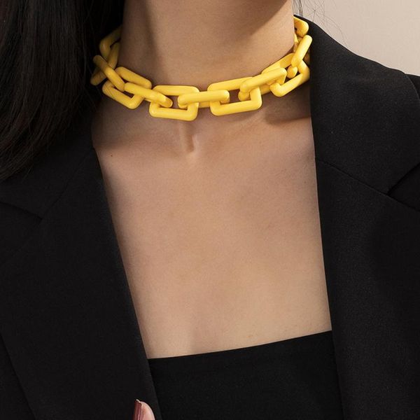 2021 fashion punk hip hop geometric acrylic choker for women colorful resin collar necklace party gift, Golden;silver
2021 fashion punk hip hop geometric acrylic choker for women colorful resin collar necklace party gift, Golden;silver