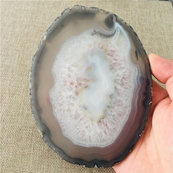 decorative objects & figurines 150mm large agate slice geode polished crystal quartz 1pc
decorative objects & figurines 150mm large agate slice geode polished crystal quartz 1pc