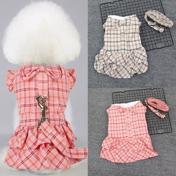 dog apparel plaid bow cat dress spring summer skirt with matching leash pet puppy kitten princess dresses clothes 6 size
dog apparel plaid bow cat dress spring summer skirt with matching leash pet puppy kitten princess dresses clothes 6 size