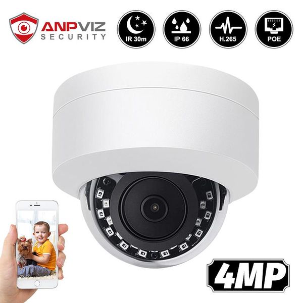 anpviz hikvision compatible 4mp dome poe ip camera home/outdoor ip66 outdoor security camera night vision onvif
anpviz hikvision compatible 4mp dome poe ip camera home/outdoor ip66 outdoor security camera night vision onvif