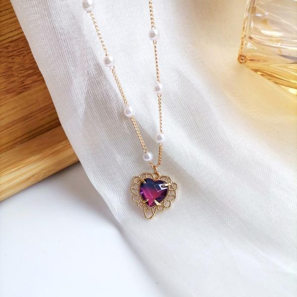 chains 2021 european and american retro style fashion personality heart shape pendant necklace female romantic valentine's day gifts, Silver
chains 2021 european and american retro style fashion personality heart shape pendant necklace female romantic valentine's day gifts, Silver