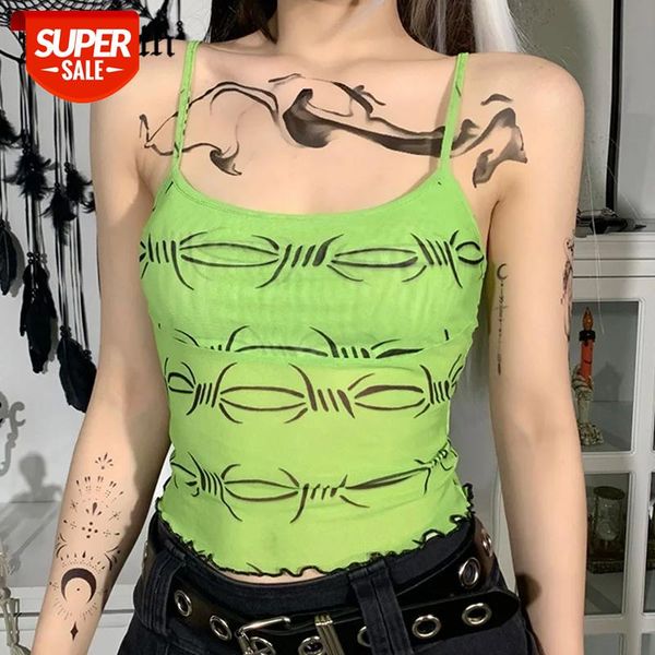 insgoth y2k mesh green camis harajuku gothic print spaghetti straps camisole e girl streetwear summer basic cropped #zi2b, White
insgoth y2k mesh green camis harajuku gothic print spaghetti straps camisole e girl streetwear summer basic cropped #zi2b, White