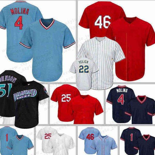christian yelich ozzie 51 randy johnson 4 yadier molina smith 25 dexter fowler 46 paul goldschmidt baseball jerseys, Black
christian yelich ozzie 51 randy johnson 4 yadier molina smith 25 dexter fowler 46 paul goldschmidt baseball jerseys, Black