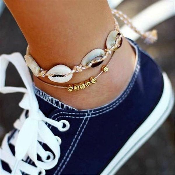 anklets shell bracelet boho starfish handmade woven foot chain beach jewelry for women girls, Red;blue
anklets shell bracelet boho starfish handmade woven foot chain beach jewelry for women girls, Red;blue