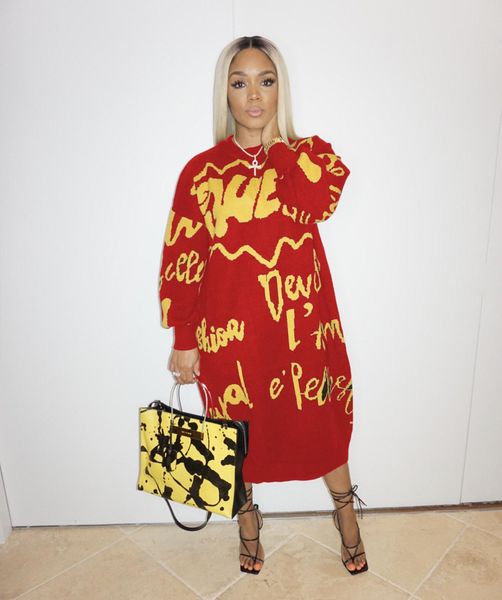 internet print midi skirt, round neck, long sleeve, autumn and winter, 2021 9guw, Black;gray
internet print midi skirt, round neck, long sleeve, autumn and winter, 2021 9guw, Black;gray