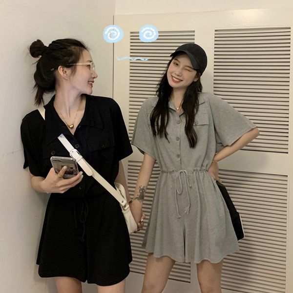2021 summer rompers womens jumpsuit shorts white waist drawstring female playsuits jumpsuits short zpl9, Black;white
2021 summer rompers womens jumpsuit shorts white waist drawstring female playsuits jumpsuits short zpl9, Black;white