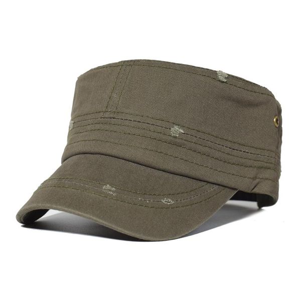 wide brim hats solid cotton military caps men distressed hat adjustable cadet army unique design vintage flat cap, Blue;gray
wide brim hats solid cotton military caps men distressed hat adjustable cadet army unique design vintage flat cap, Blue;gray