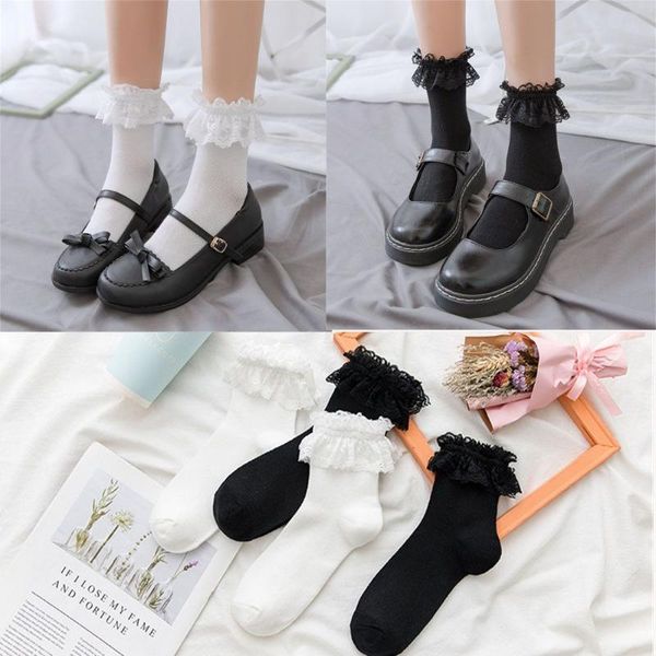 socks & hosiery lolita cute lace women ruffles female kawaii breathable cotton ankle princess solid lady harajuku vintage soft short, Black;white
socks & hosiery lolita cute lace women ruffles female kawaii breathable cotton ankle princess solid lady harajuku vintage soft short, Black;white