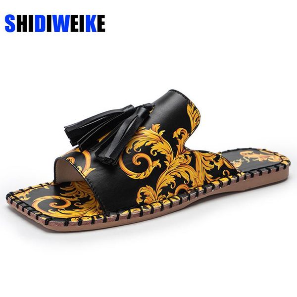 new women slippers fashion tassels summer shoes brand beach slides retro mules shoes for women flat slipper outdoor size 37-42, Black
new women slippers fashion tassels summer shoes brand beach slides retro mules shoes for women flat slipper outdoor size 37-42, Black