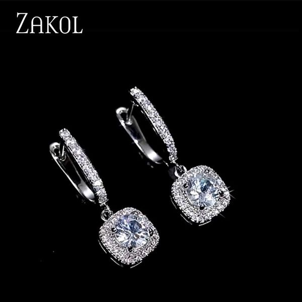 dangle & chandelier zakol trendy square shape drop earrings brilliant bridal engagement wedding jewelry elegant female earring fine gift, Silver
dangle & chandelier zakol trendy square shape drop earrings brilliant bridal engagement wedding jewelry elegant female earring fine gift, Silver