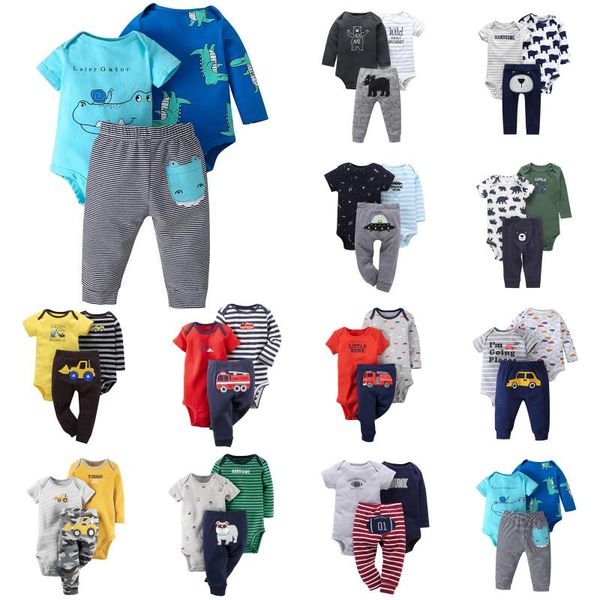 clothing sets summer infant baby boy clothes set cotton short sleeve bodysuit 3-piece bodysuits (short and long sleeve) pants, White
clothing sets summer infant baby boy clothes set cotton short sleeve bodysuit 3-piece bodysuits (short and long sleeve) pants, White