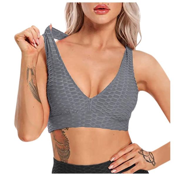 women sports bras breathable padded yoga bra impact support yoga crop gym workout seamless fitness vest athletic gym #4, White;black
women sports bras breathable padded yoga bra impact support yoga crop gym workout seamless fitness vest athletic gym #4, White;black