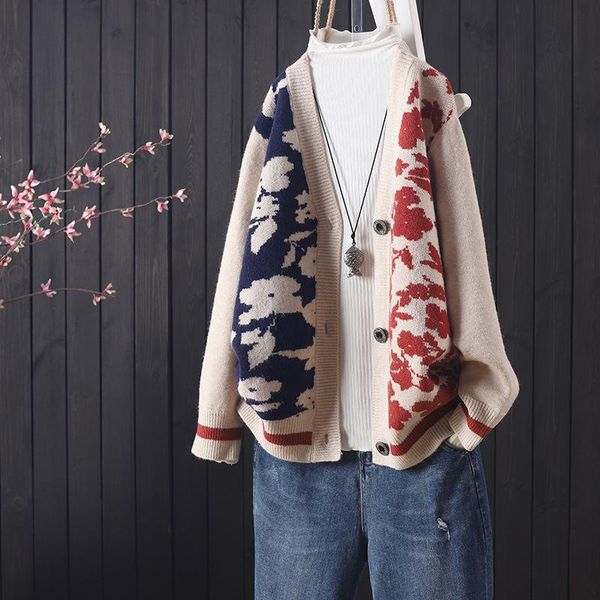 men's sweaters knitted sweater cardigan fashion v-neck print long sleeve autumn cotton trendy casual loose korean clothes ropa mujer, White;black
men's sweaters knitted sweater cardigan fashion v-neck print long sleeve autumn cotton trendy casual loose korean clothes ropa mujer, White;black