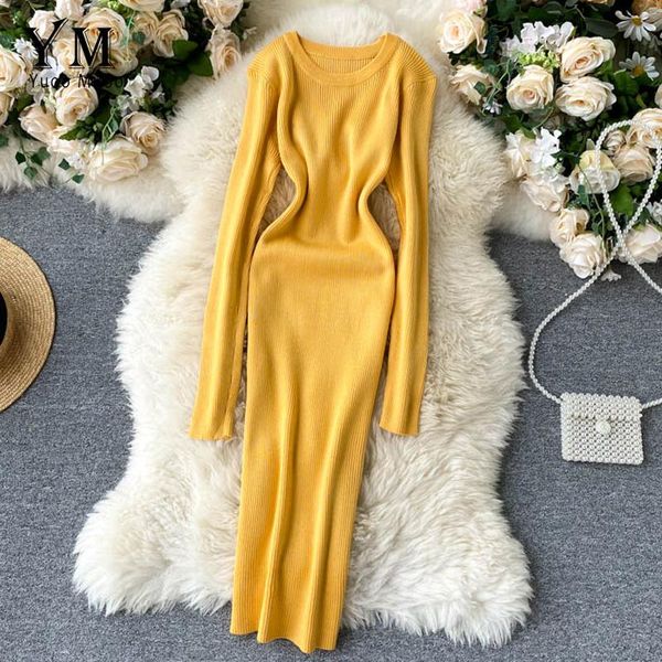 casual dresses yuoomuoo 2021 korean fashion solid knitted dress autumn winter women brief o-neck sweater lady slim bodycon, Black;gray
casual dresses yuoomuoo 2021 korean fashion solid knitted dress autumn winter women brief o-neck sweater lady slim bodycon, Black;gray