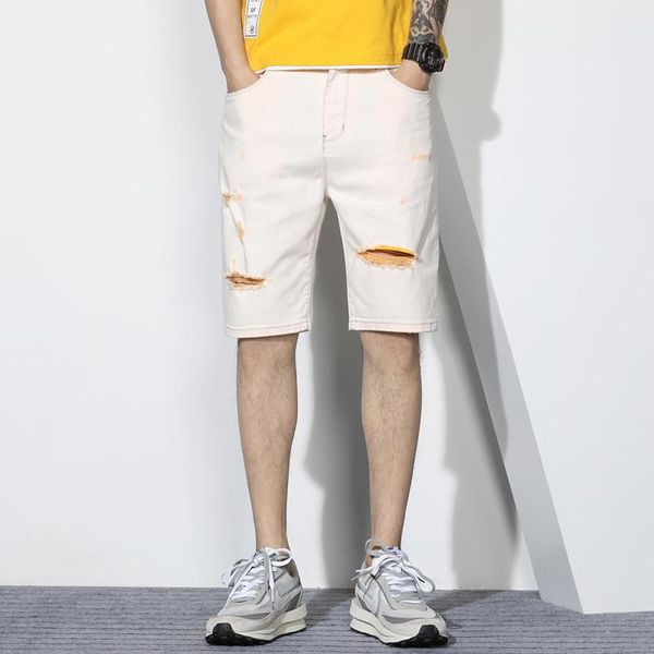 men's jeans shorts ripped for men denim stretch white slim fit pants trousers frayed torn holes pantalon homme, Blue
men's jeans shorts ripped for men denim stretch white slim fit pants trousers frayed torn holes pantalon homme, Blue