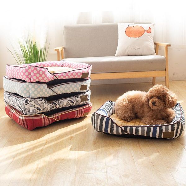 summer pet dog cooling mat rattan kennel heat-resisting dogs bed cats nest sofa cushion pets breathable puppy mat bed house
summer pet dog cooling mat rattan kennel heat-resisting dogs bed cats nest sofa cushion pets breathable puppy mat bed house