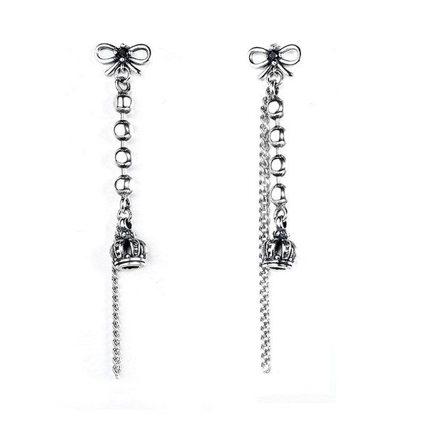 dangle & chandelier vintage crown 925 sterling silver drop earrings personality bow long pendants handmade fashion jewelry 2021
dangle & chandelier vintage crown 925 sterling silver drop earrings personality bow long pendants handmade fashion jewelry 2021