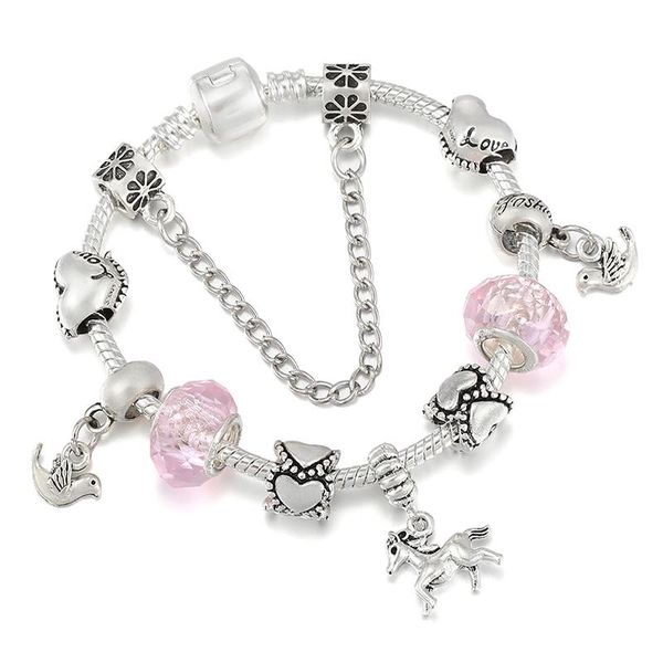 charm bracelets diy silver plated bracelet with chick & horse pendants for women kids simple animal style jewelry gift 2021 arrival, Golden;silver
charm bracelets diy silver plated bracelet with chick & horse pendants for women kids simple animal style jewelry gift 2021 arrival, Golden;silver