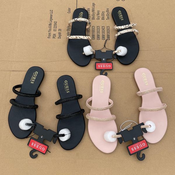 luxury slippers american one toe flat sho women's large sandals size 35-41, Black
luxury slippers american one toe flat sho women's large sandals size 35-41, Black