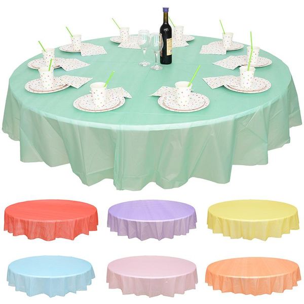 table cloth solid color disposable plastic tablecloth large round cover easy to clean wipe suitable for family gathering
table cloth solid color disposable plastic tablecloth large round cover easy to clean wipe suitable for family gathering