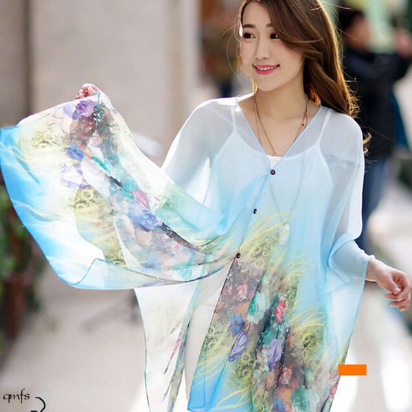 butterfly print pearl button shawl chiffon sunscreen cycling driving scarf beach towel, Blue;black
butterfly print pearl button shawl chiffon sunscreen cycling driving scarf beach towel, Blue;black