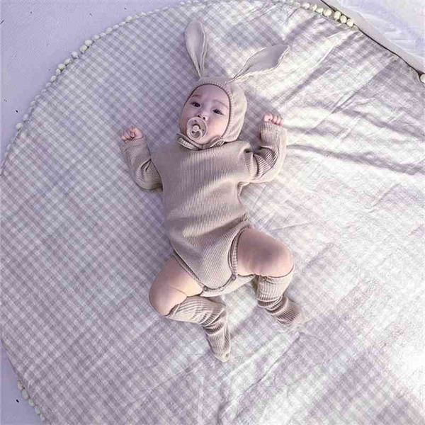 spring autumn infants cute long sleeve coveralls + rabbirt ear hat mid-calf length socks babys fashion outfits 210708, White
spring autumn infants cute long sleeve coveralls + rabbirt ear hat mid-calf length socks babys fashion outfits 210708, White