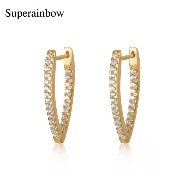 hoop & huggie superainbow 925 sterling silver french gold chic o shaped earrings women's chunky cz geometrical sr-e228, Golden;silver
hoop & huggie superainbow 925 sterling silver french gold chic o shaped earrings women's chunky cz geometrical sr-e228, Golden;silver