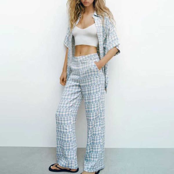 za women suit 2-piece high waist trouser s print loose elegant chic s casual youth 210601, White
za women suit 2-piece high waist trouser s print loose elegant chic s casual youth 210601, White