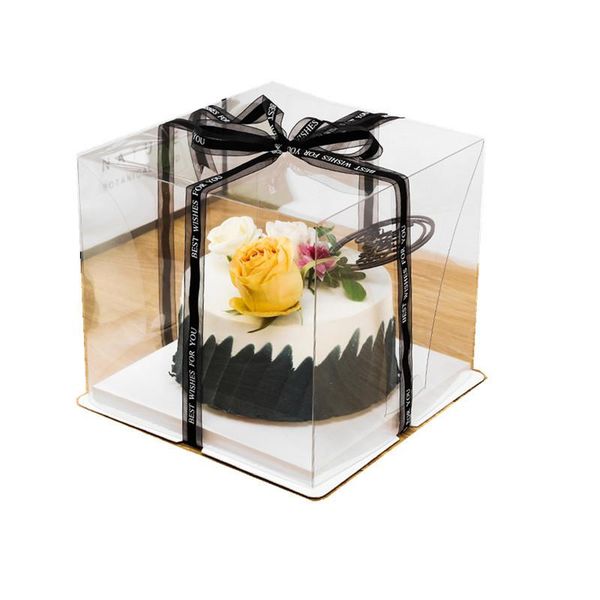 gift wrap 5pcs 4/6/8 inch pet transparent cake box portable birthday baking packaging romantic wedding party square
gift wrap 5pcs 4/6/8 inch pet transparent cake box portable birthday baking packaging romantic wedding party square