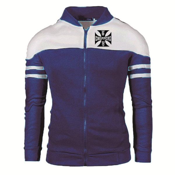 men's hoodies & sweatshirts spring autumn jackets west choppers printing cotton splicing casual pullover zip jacket, Black
men's hoodies & sweatshirts spring autumn jackets west choppers printing cotton splicing casual pullover zip jacket, Black