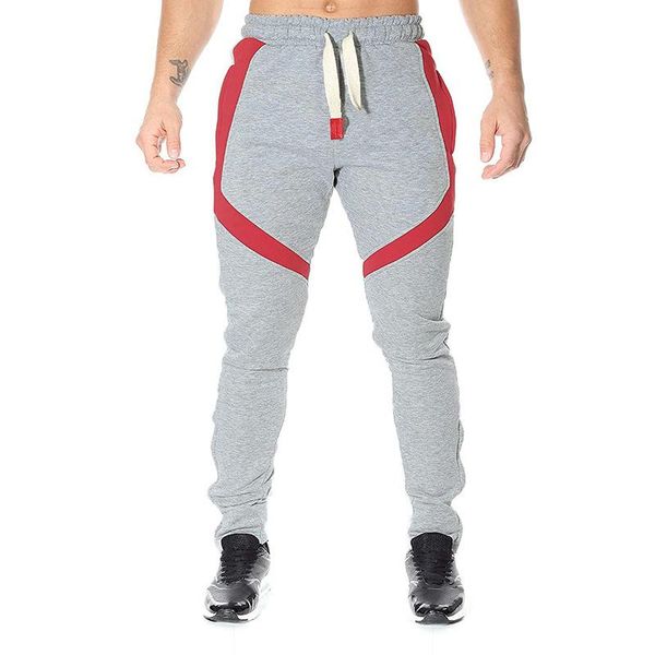 men's pants fitness training sports warm jogging casual hip-hop stitching sportswear, Black
men's pants fitness training sports warm jogging casual hip-hop stitching sportswear, Black