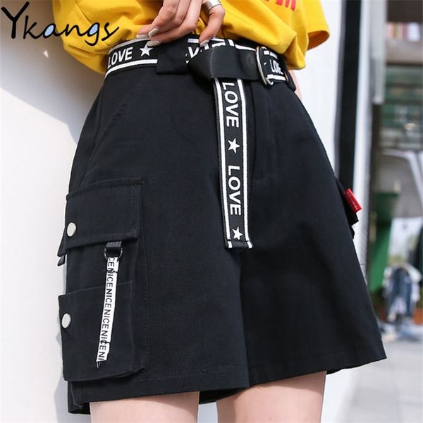 joggers women with belt casual black shorts women sport harajuku streetwear pockets cargo high waist running shorts women female 210625, White;black
joggers women with belt casual black shorts women sport harajuku streetwear pockets cargo high waist running shorts women female 210625, White;black