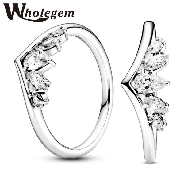 wedding rings wholegem luxurious pear shaped wish bone for women sparkling zircon bridal engagement brand fine jewelry, Slivery;golden
wedding rings wholegem luxurious pear shaped wish bone for women sparkling zircon bridal engagement brand fine jewelry, Slivery;golden
