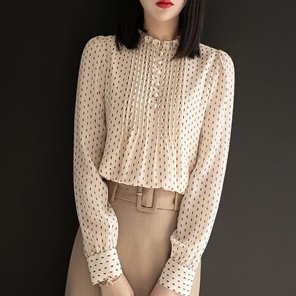 women's blouses & shirts women spring summer style chiffon lady casual stand colloar striped printed long sleeve blusas zz1121, White
women's blouses & shirts women spring summer style chiffon lady casual stand colloar striped printed long sleeve blusas zz1121, White