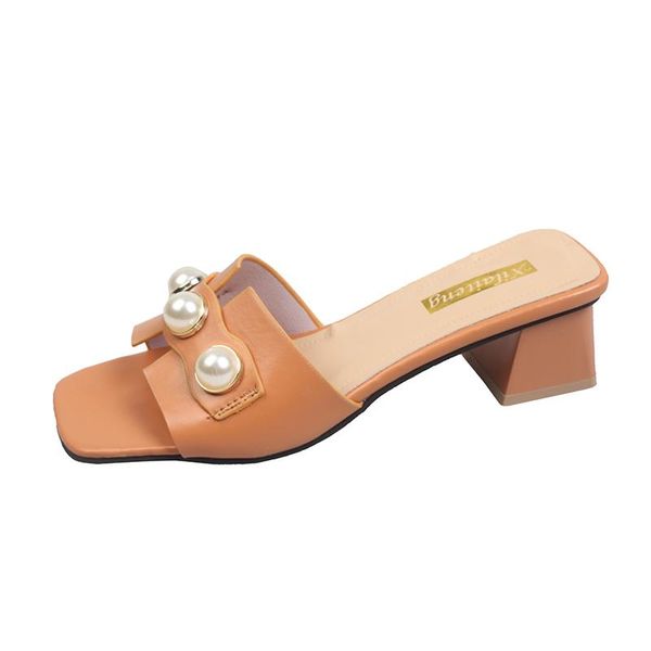 women sandals casual pearl pumps peep toe female square high heel sandals elegant summer shoes ladies zapatos de mujer, Black
women sandals casual pearl pumps peep toe female square high heel sandals elegant summer shoes ladies zapatos de mujer, Black
