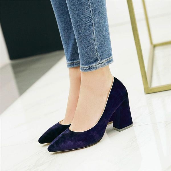 ymechic lady flock chunky high heels office dress pumps women red blue black pointed toe high heel pumps summer shoes plus size
ymechic lady flock chunky high heels office dress pumps women red blue black pointed toe high heel pumps summer shoes plus size
