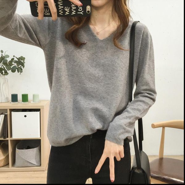 knitv neck sweaters and pulls streetwear loose soft sweater womens long sleeve sweaters pullover v neck winter jumpers, White;black
knitv neck sweaters and pulls streetwear loose soft sweater womens long sleeve sweaters pullover v neck winter jumpers, White;black