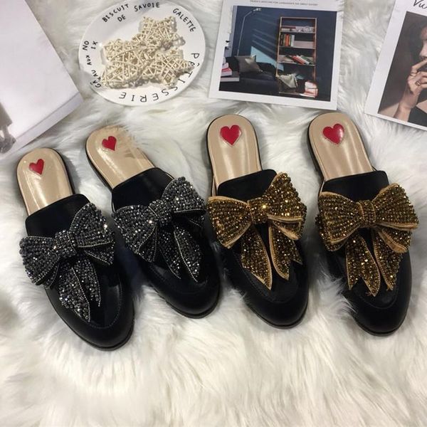 slippers bow crystal women autumn casual slides mules shoes flats sandalias mujer outside ladies zapatos de, Black
slippers bow crystal women autumn casual slides mules shoes flats sandalias mujer outside ladies zapatos de, Black
