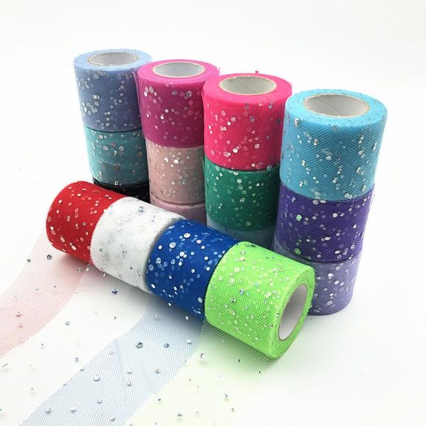 party decoration glitter sequin tulle roll 25 yards 5cm organza laser crafts tutu fabric wedding white birthday supplies
party decoration glitter sequin tulle roll 25 yards 5cm organza laser crafts tutu fabric wedding white birthday supplies
